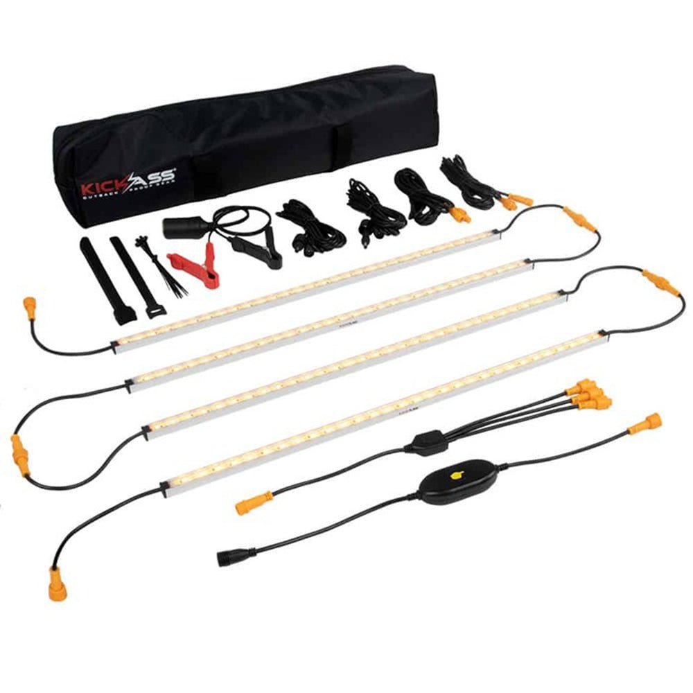 KickAss 12V Anderson To USB Fast Charger Bundle with 12V LED Light Kit