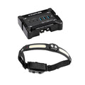 KickAss 12V Anderson To USB Fast Charger + Premium Rechargeable 3-In-1 Head Torch Bundle