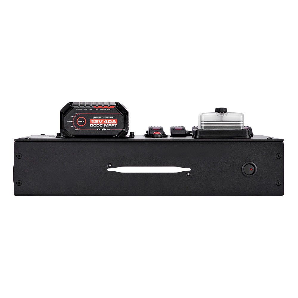 KickAss 12V Control Hub / Panel with Smart 40A DCDC Charger + Integrated Bluetooth