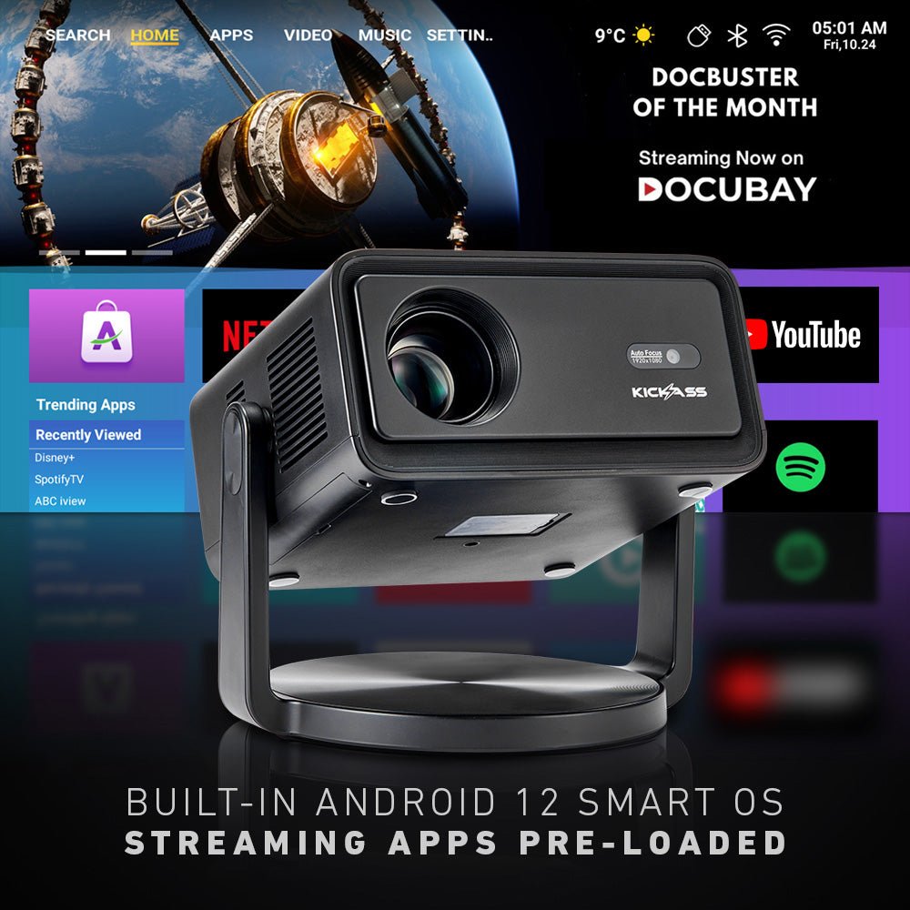 Kickass 12V FHD Outdoor Cinema Smart Projector