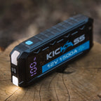 KickAss 12V, 1500A Portable Car Jump Starter with Power Bank - 3000A Peak