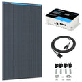 KickAss 170W Fixed Glass Solar Panel Bundle with 20A MPPT Solar Charge Controller & Extension Cable - 5m