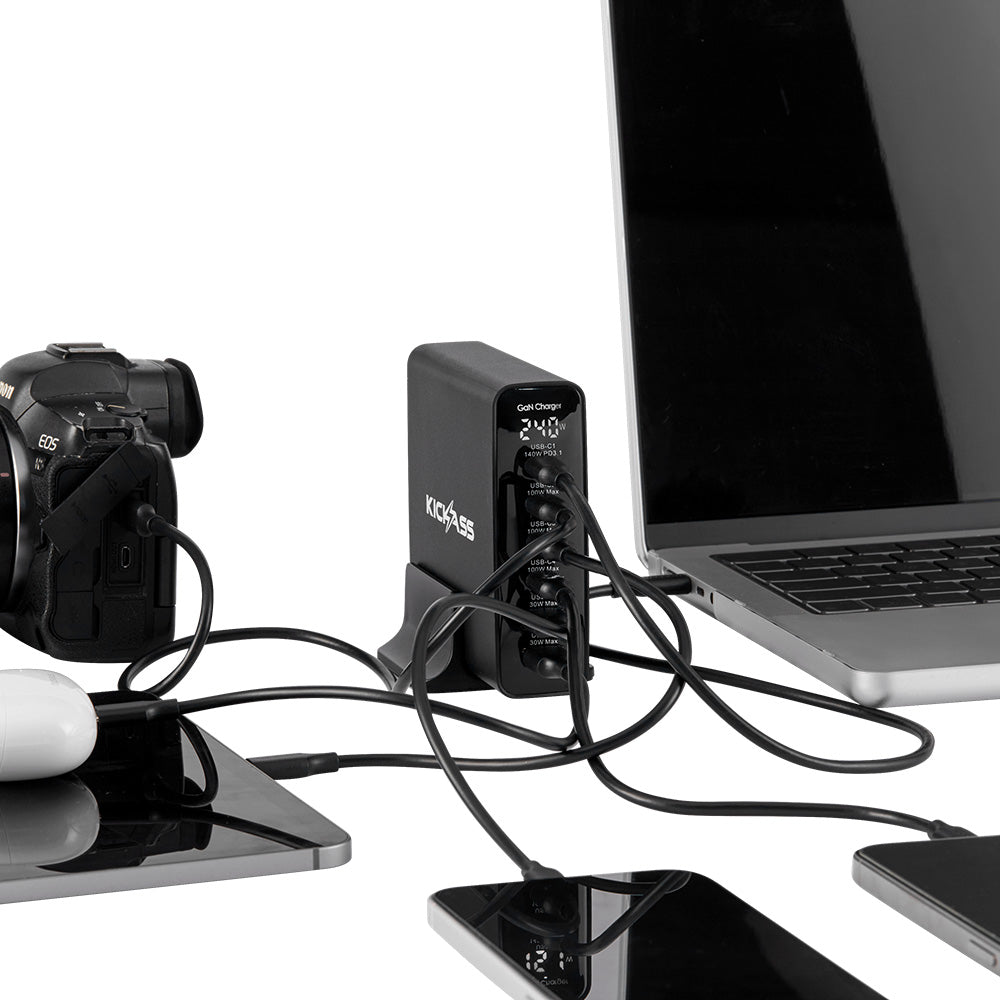 KickAss 240W GaN USB-C PD Fast Charger