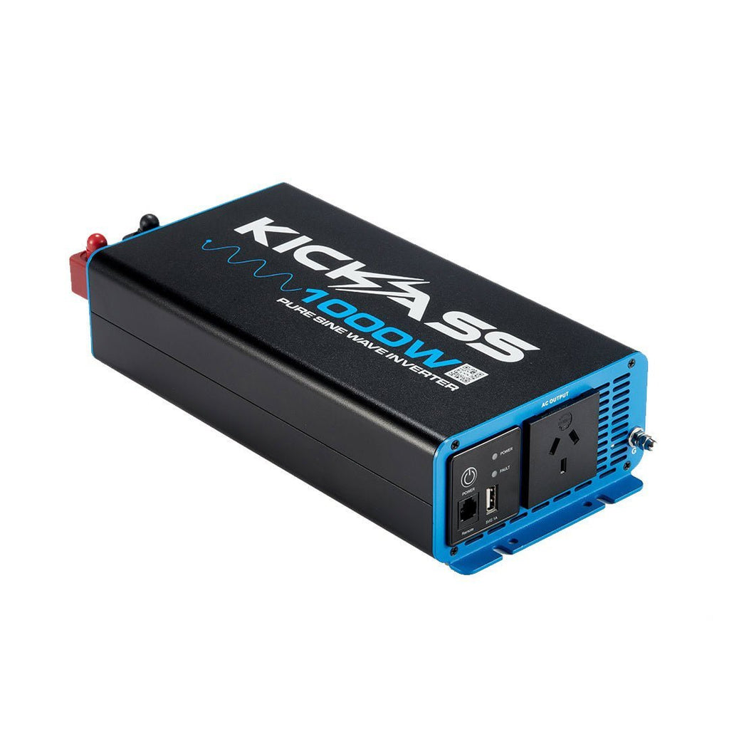 KickAss 25A DCDC Complete Dual Battery Kit with 1000W Inverter and Smart Shunt