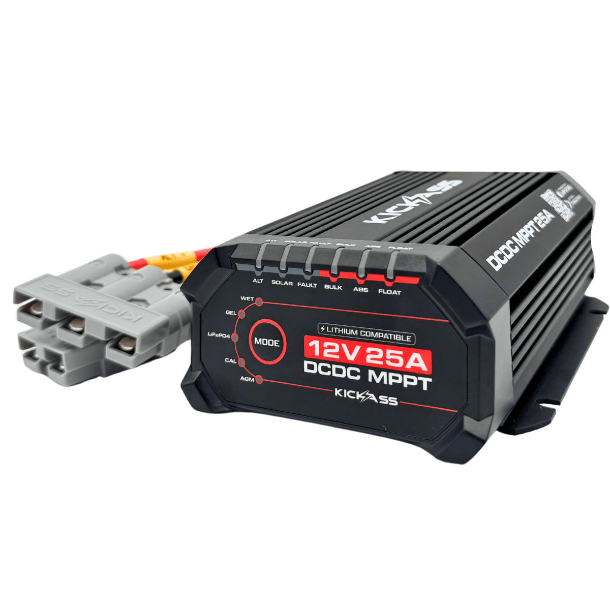 KickAss 25A DCDC Complete Dual Battery Kit with Smart Shunt and Wiring