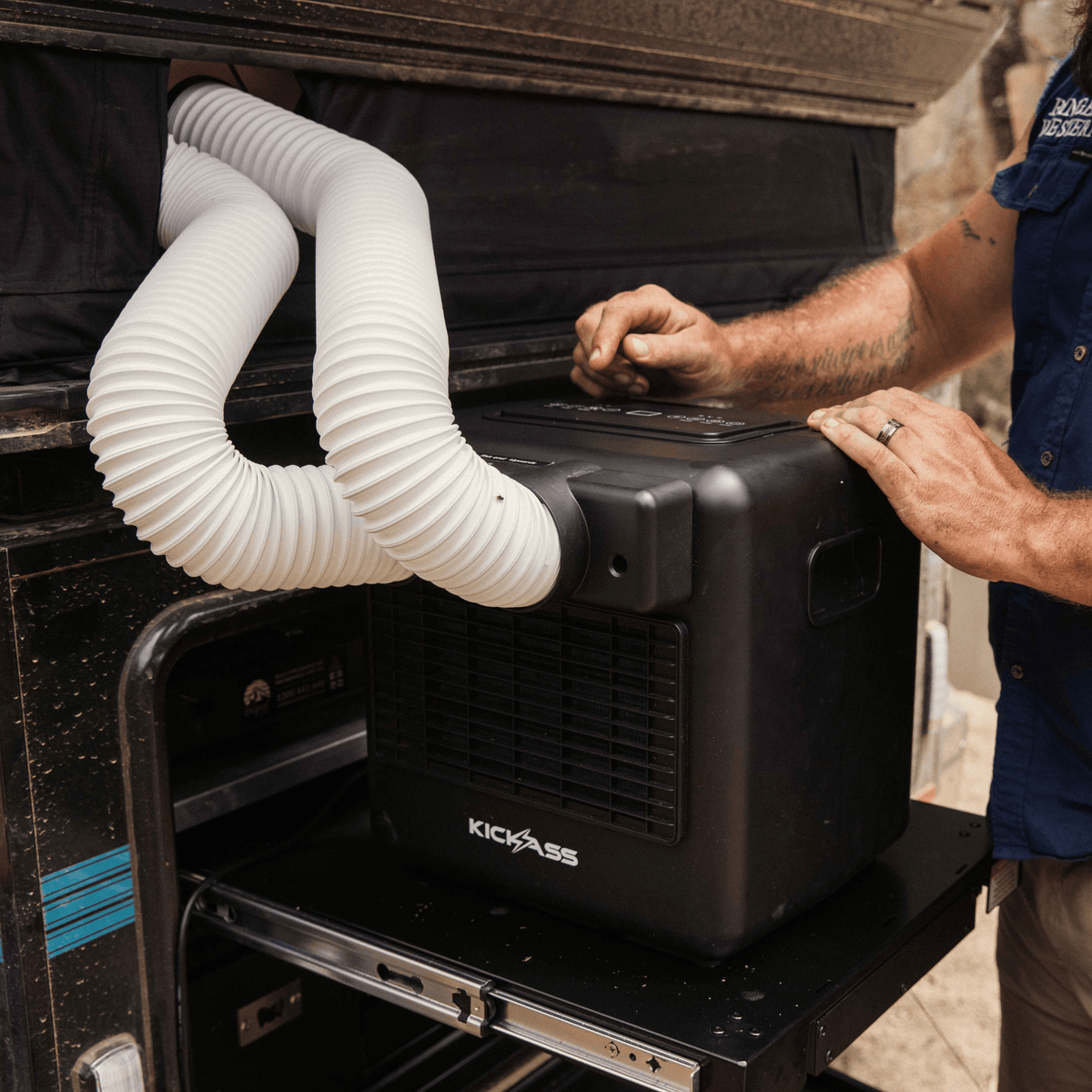 KickAss 240V Portable Air Conditioner for Camping - 400W