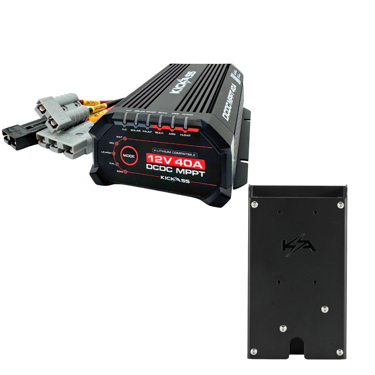 KickAss 40A Smart DCDC Charger + Accessory Panel Bundle