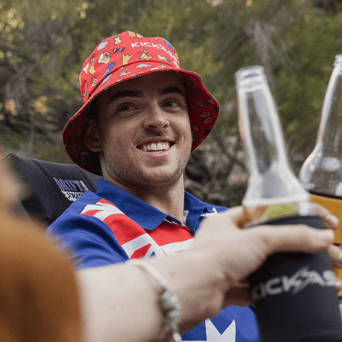 KickAss Aussie Bucket Hat Universal Fit
