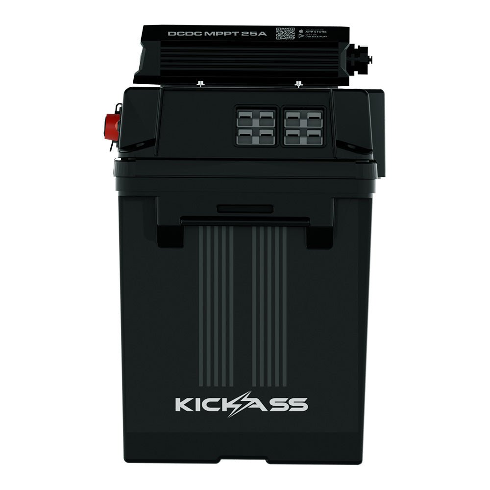 KickAss Battery Box with 25A DCDC Charger + Integrated Bluetooth