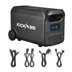KickAss KickCharge 3000 Lithium Power Station - 3000W,  200Ah @ 12.8V