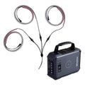 KickAss KickCharge 380Wh Portable Power Pack + Flexible Awning LED Light Kit Bundle