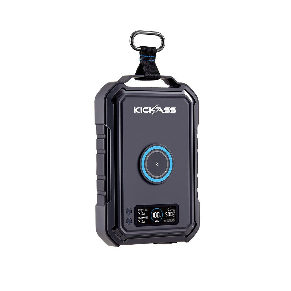 KickAss KickCharge Compact Portable Power Pack + 12V Anderson To USB Fast Charger Bundle