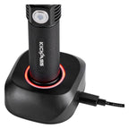 KickAss LED Torch Flashlight with Charging Dock & Wall Mount