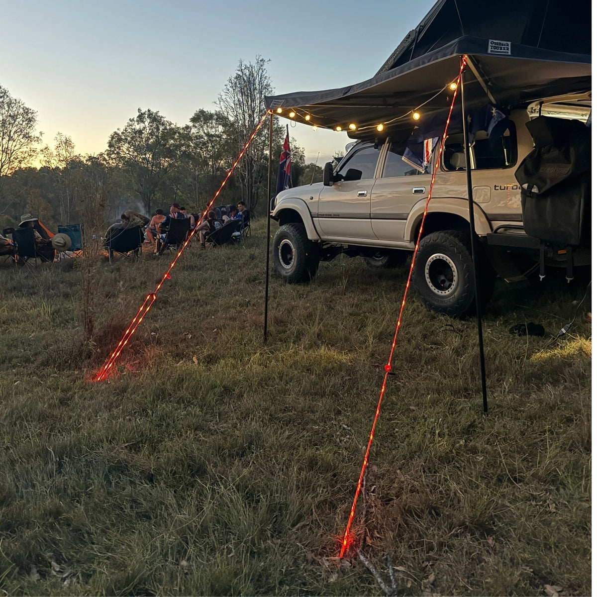 KickAss Outdoor Tie-Down Guy Rope LED Lighting Kit