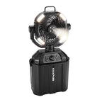 KickAss Portable 20,000mAh Misting Fan with LED & Power Bank for Camping