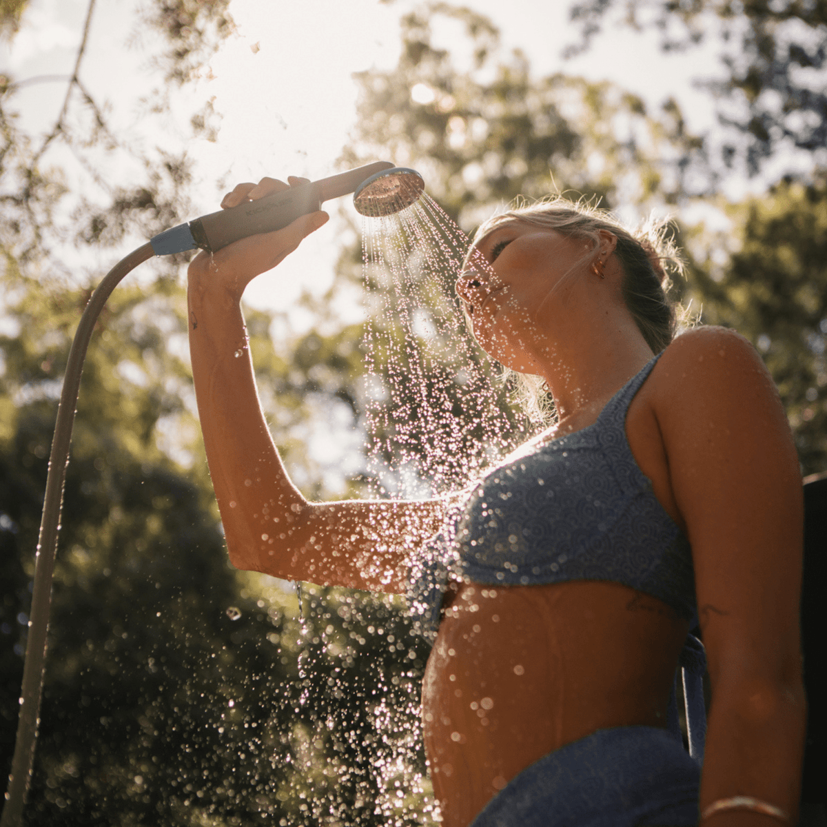 KickAss Portable Camping Shower with Lithium Battery