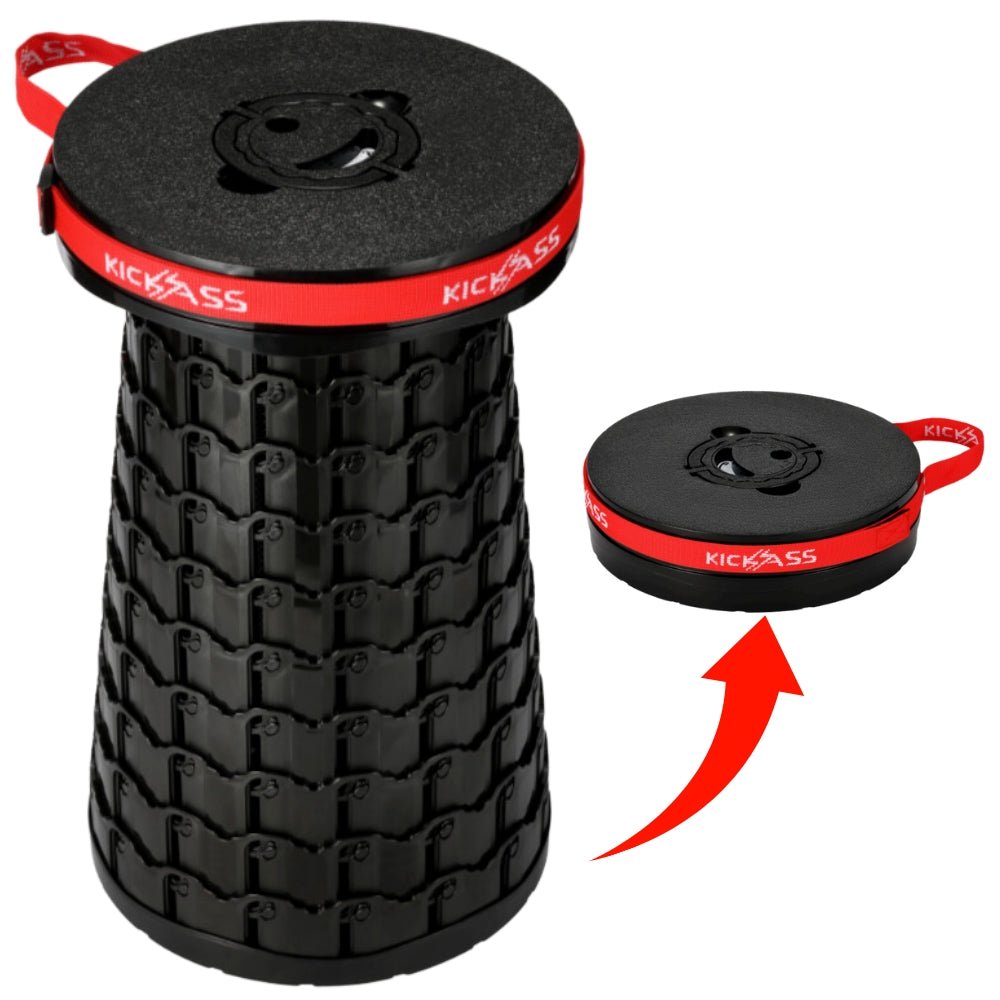 KickAss Portable Outdoor Pop Up Stools Bundle - 2 Stools