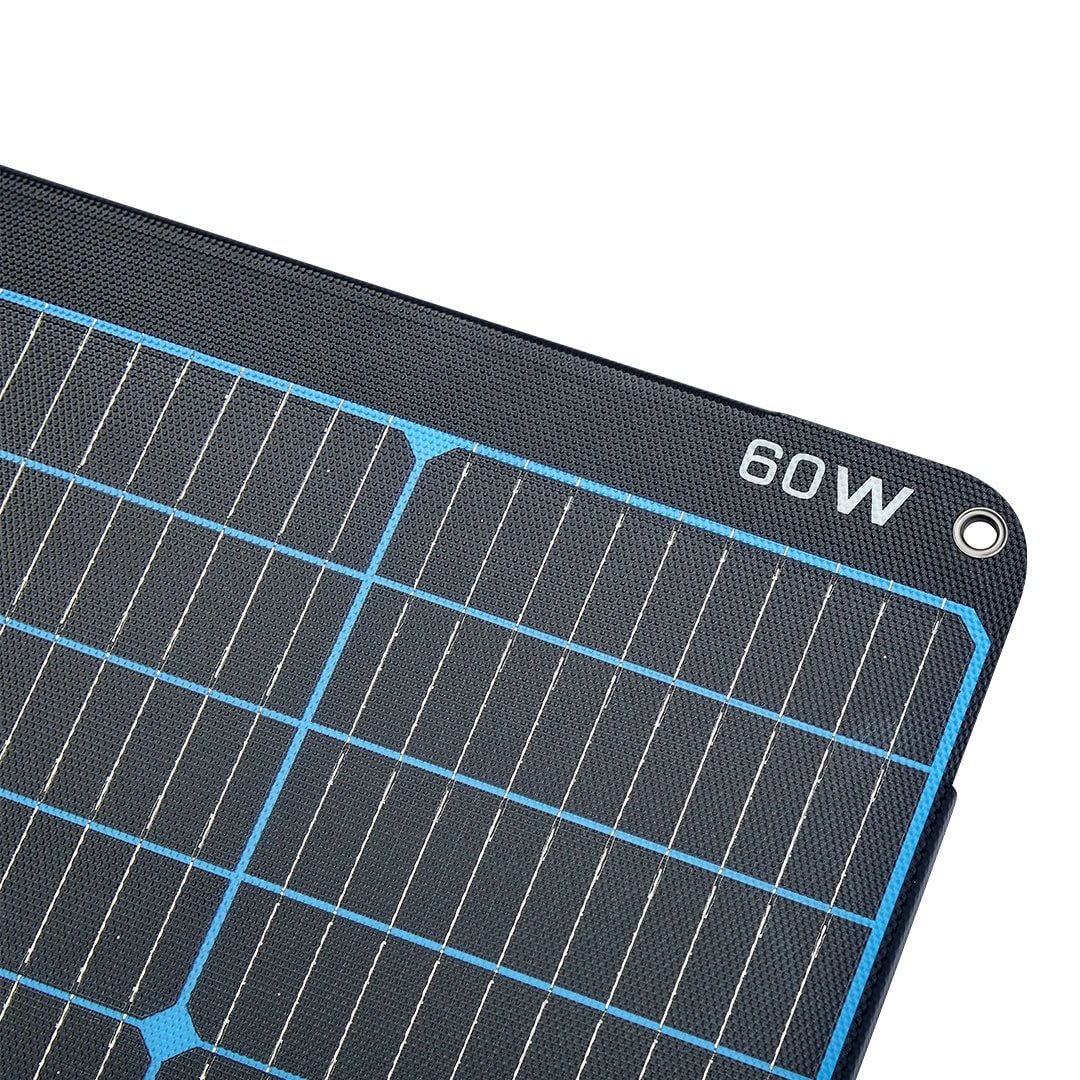 KickAss 12V 60W Premium Portable Solar Panel