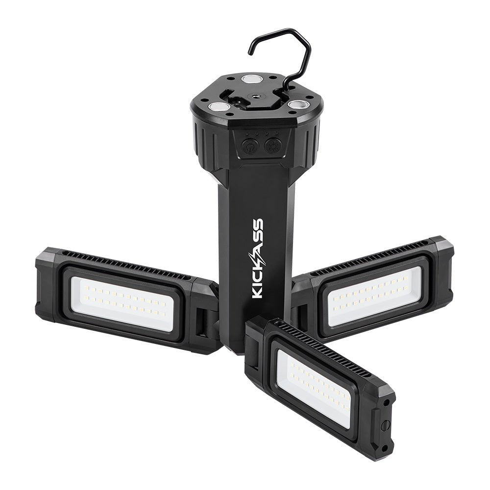 KickAss Rechargeable Tripod Camping Light - 4500 Lumens, 1.7m