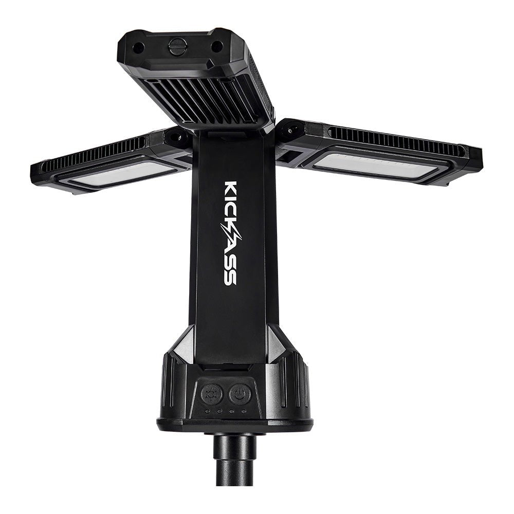 KickAss Rechargeable Tripod Camping Light - 4500 Lumens, 1.7m