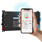 KickAss Smart 12V 105Ah Ultra Slimline Lithium Deep Cycle Battery LiFePO4