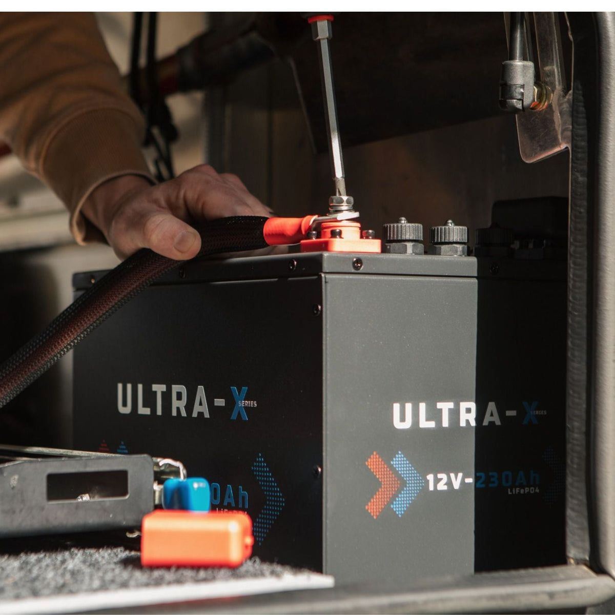 KickAss Smart 12V 230Ah Ultra-X Lithium Compact Deep Cycle Battery LiFePO4