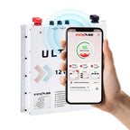 KickAss Smart 12V 230Ah Ultra-X Lithium Slimline Deep Cycle Battery LiFePO4 - Arctic White