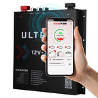 KickAss Smart 12V 230Ah Ultra-X Lithium Slimline Deep Cycle Battery LiFePO4