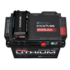 KickAss Smart 205Ah Lithium Battery Box Power Station with 40A DCDC Charger + Integrated Bluetooth