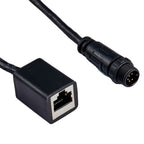 KickAss RDU Adapter for Smart Lithium Batteries - M12 Barrel to RJ45 Female - 30cm
