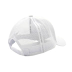 KickAss Snapback Trucker Cap - All White with White KA logo