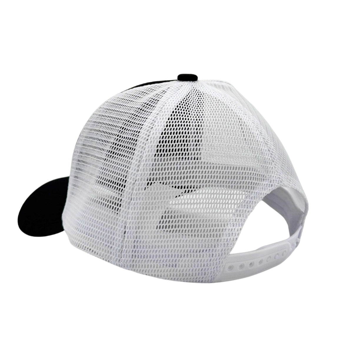 KickAss Snapback Trucker Cap - Black and White