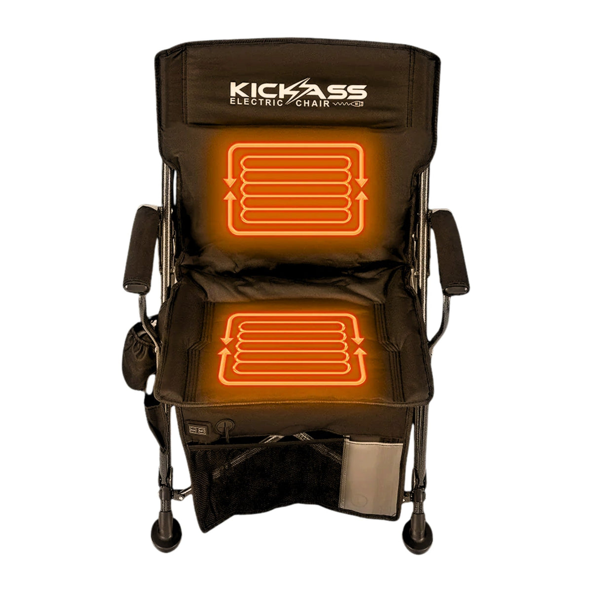 KickAss Ultimate Adventure Electric Camping Chair with Heating Function