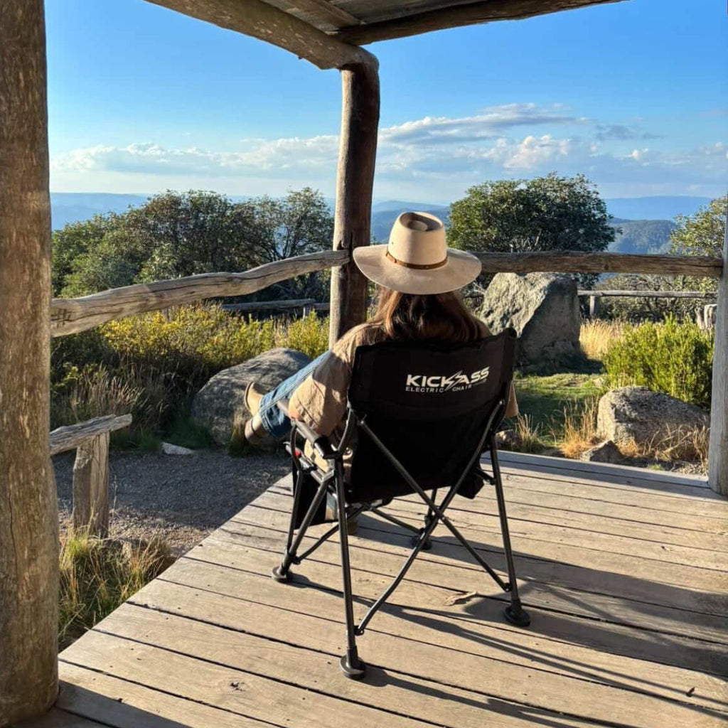 KickAss Ultimate Adventure Electric Camping Chair with Heating Function