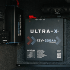 KickAss Smart 12V 230Ah Ultra-X Lithium Slimline Deep Cycle Battery LiFePO4