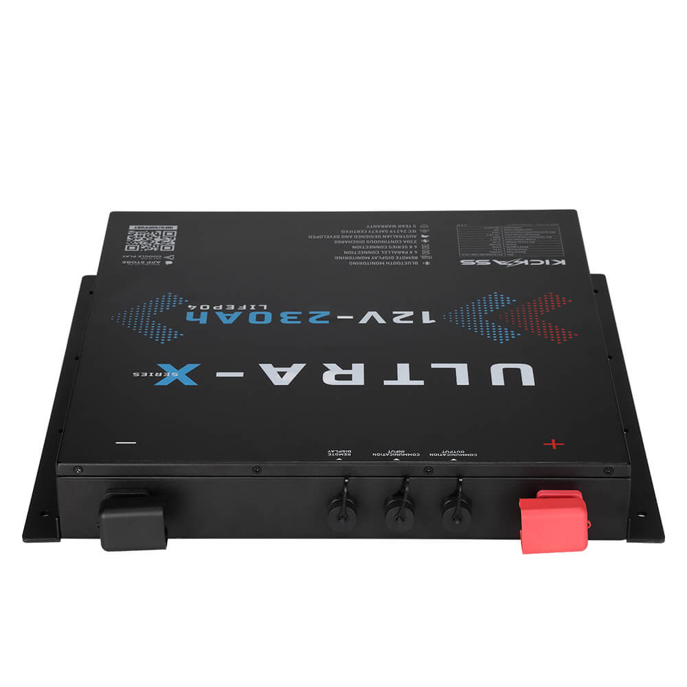 KickAss Smart 12V 230Ah Ultra-X Lithium Slimline Deep Cycle Battery LiFePO4