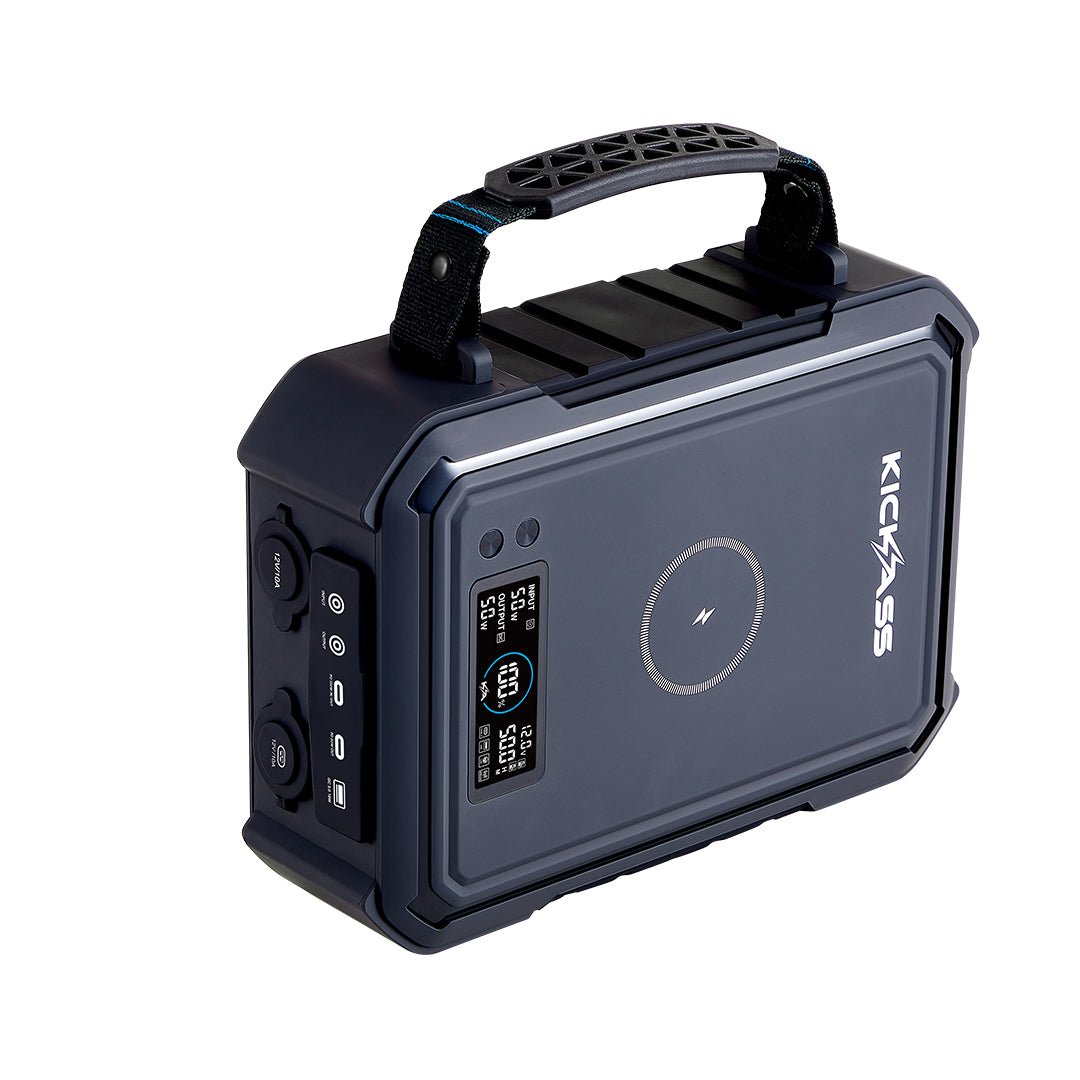 KickAss KickCharge Powerhub Portable Power Pack for Camping - 30Ah / 380Wh