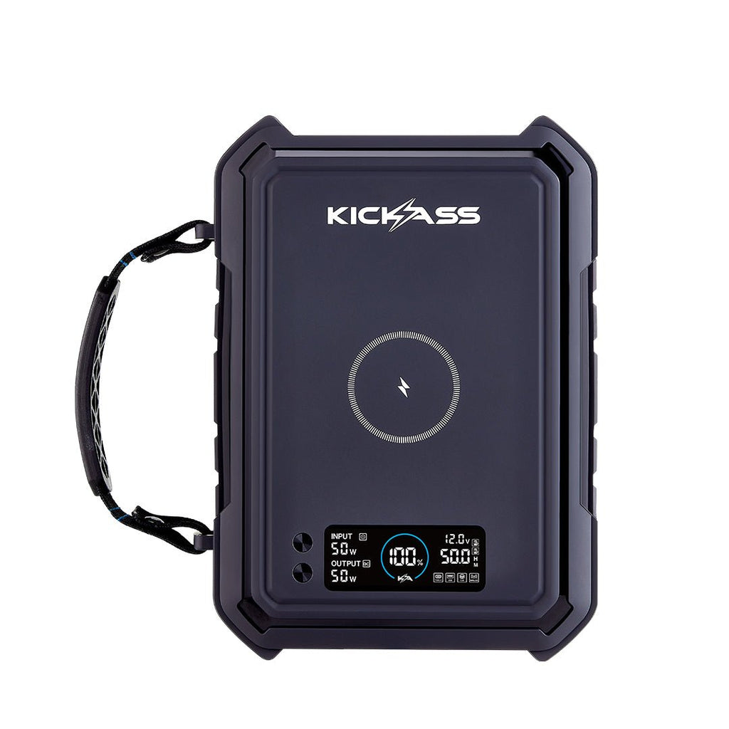KickAss KickCharge Powerhub Portable Power Pack for Camping - 30Ah / 380Wh