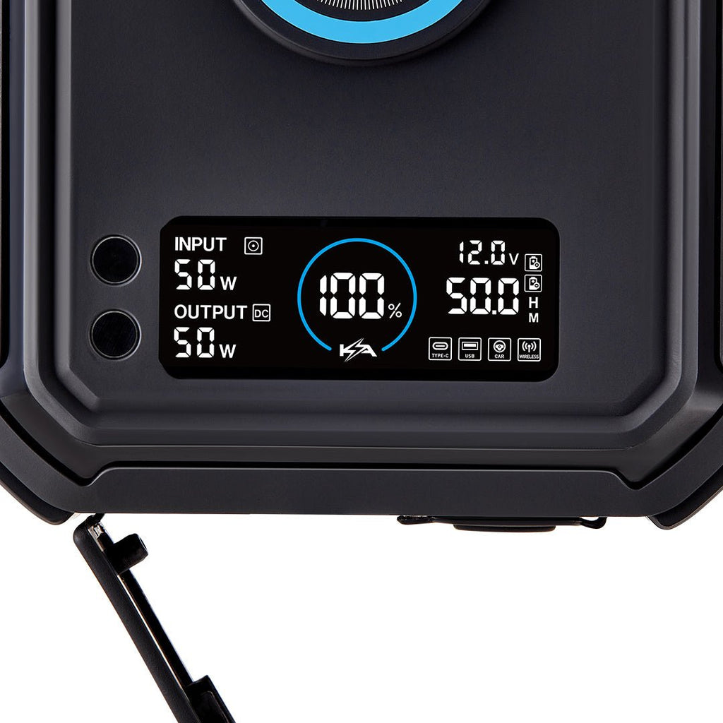 KickAss KickCharge Compact Portable Power Pack for Camping - 12Ah / 150Wh
