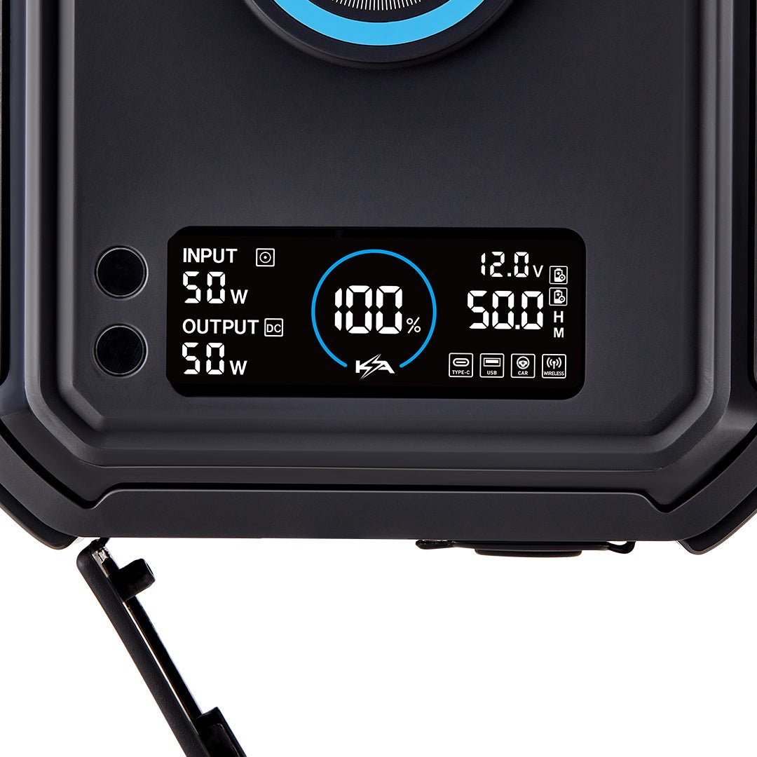 KickAss KickCharge Compact Portable Power Pack for Camping - 12Ah / 150Wh