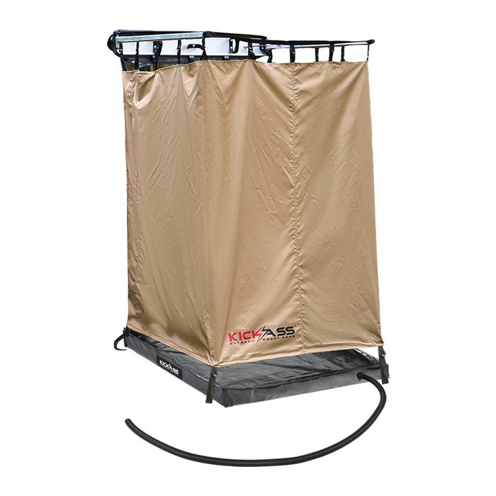 KickAss Shower Tent & Shower Base Bundle