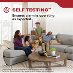 Kidde 20SD10-V Detect Smoke Alarm, 10-Year Battery, Photoelectric Sensor, Voice Alerts