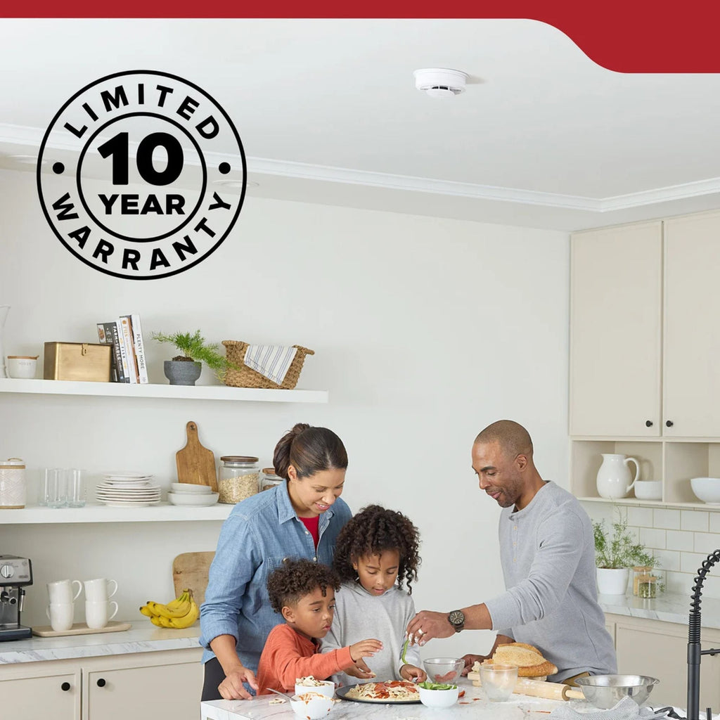 Kidde 20SD10-V Detect Smoke Alarm, 10-Year Battery, Photoelectric Sensor, Voice Alerts