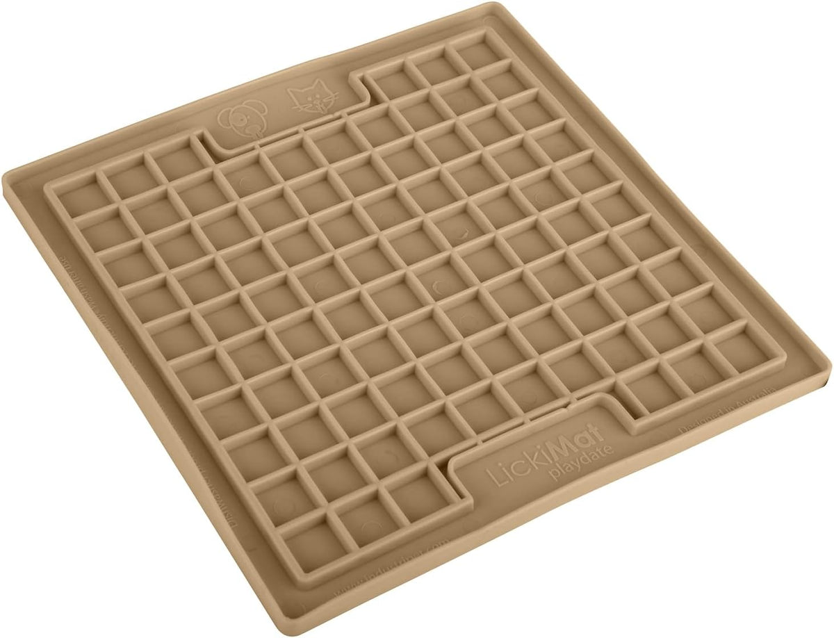 Cat Dog Rubber Playdate LickiMat Lick Mat Enrichment Mat for Anxiety Relief