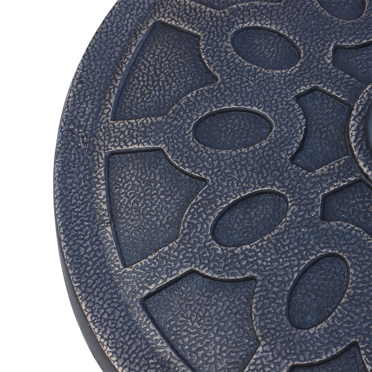 13kg Round Resin Garden Parasol Base for 38mm or 48mm Umbrella Poles, Bronze Tone
