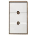 Kompass 3 Drawer Unit Oak/White - All Sizes
