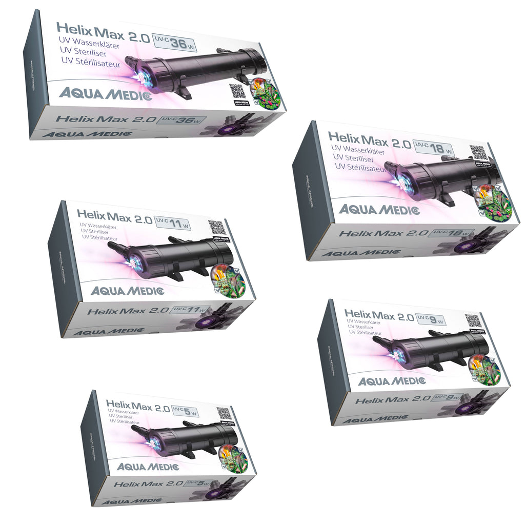 Aqua Medic Helix Max 2.0 UV Steriliser Fish Tank Aquarium