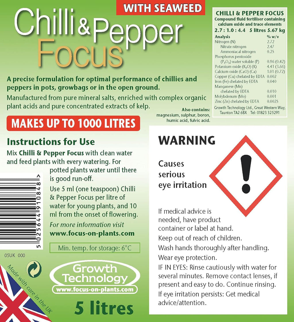 Growth Technology Chilli & Pepper Focus