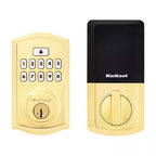 kwikset brass keyless entry lock