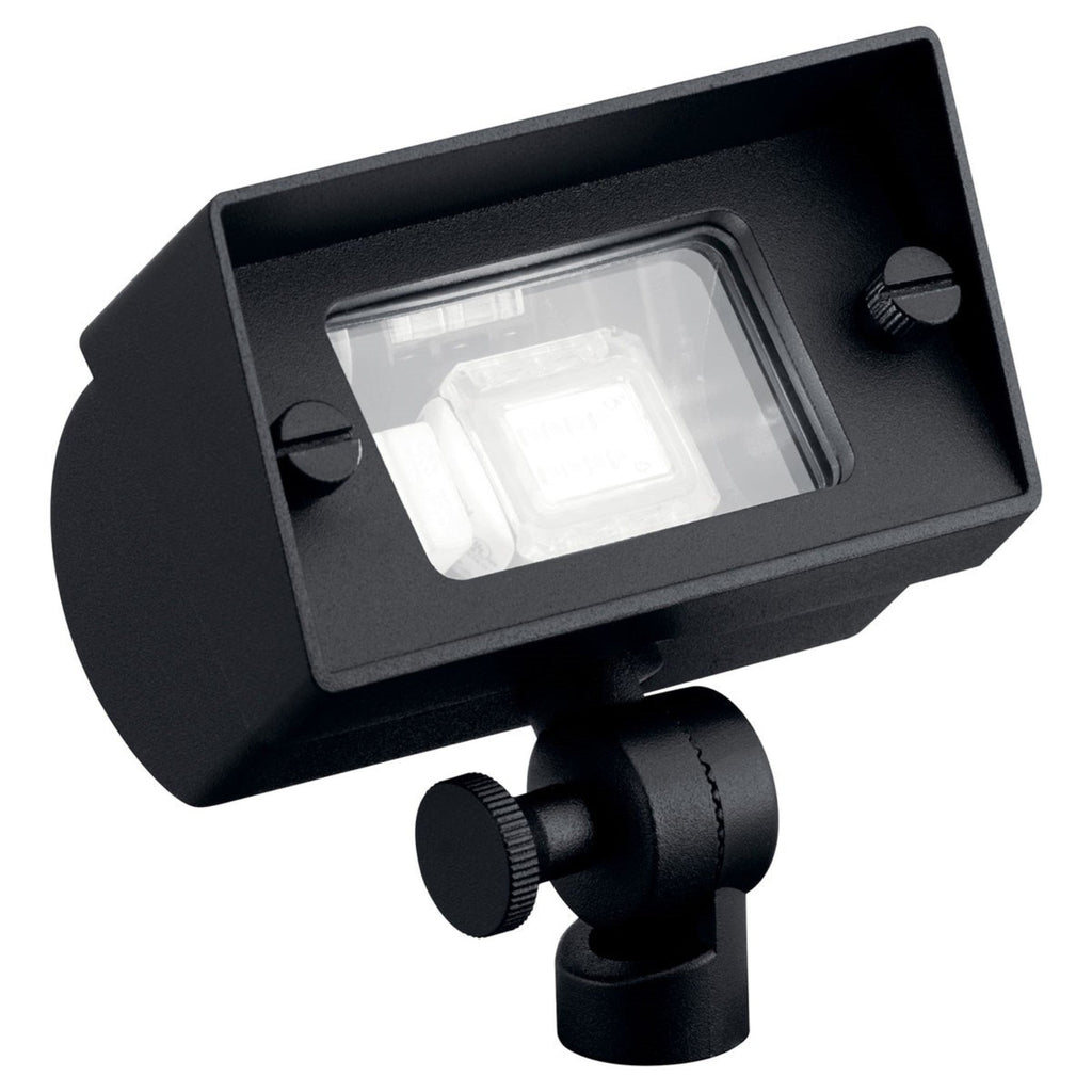 Kichler Accent Light Wall Wash, Textured Black